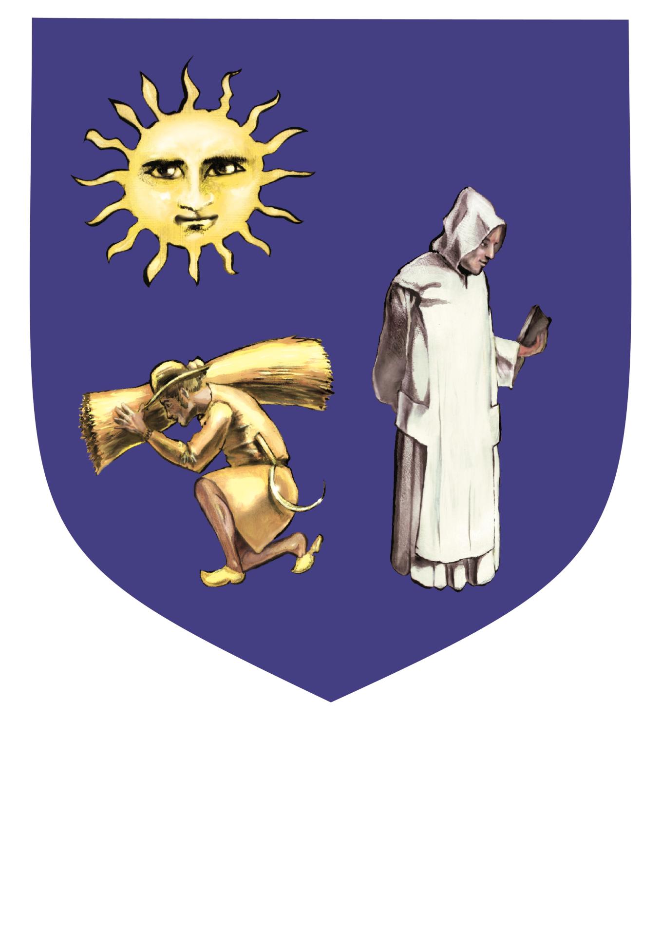 Blason de la famille Boffard, réalisé en 2007 d'après la légende de ses origines (tous droits réservés)